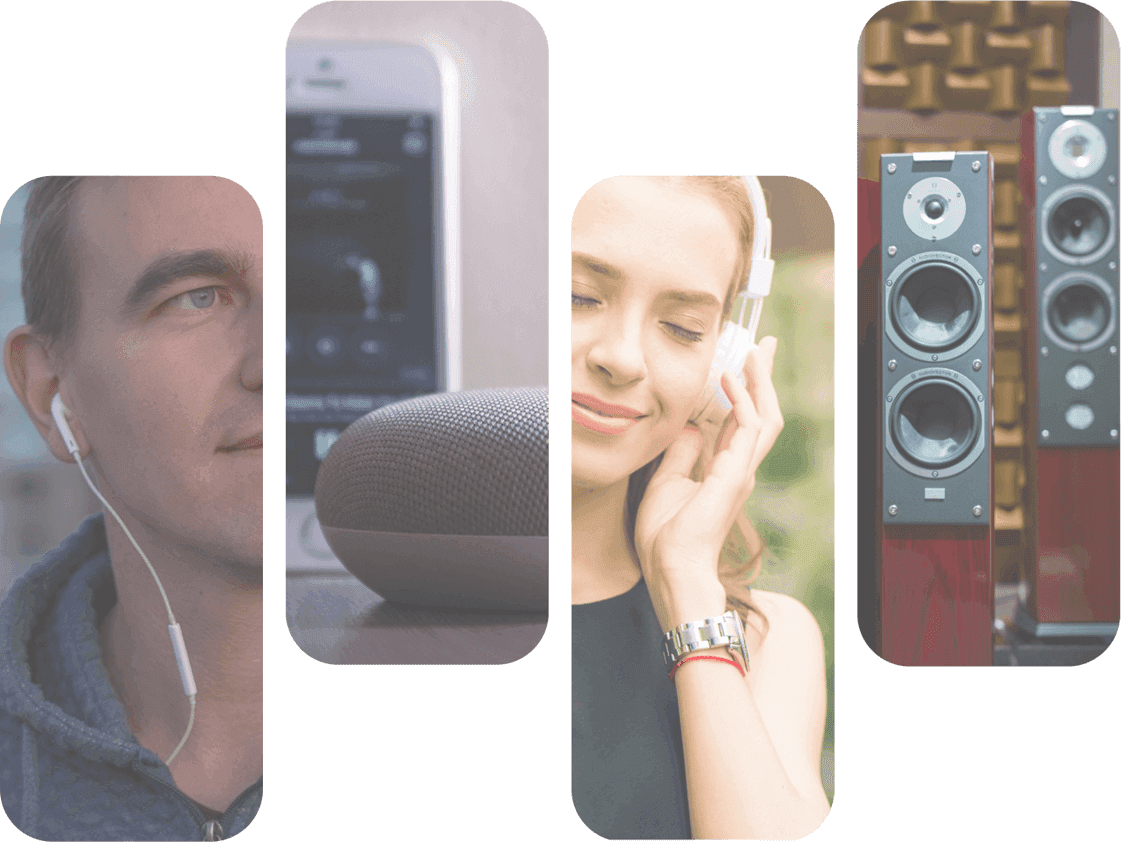 Audio que se adapta a cualquier dispositivo